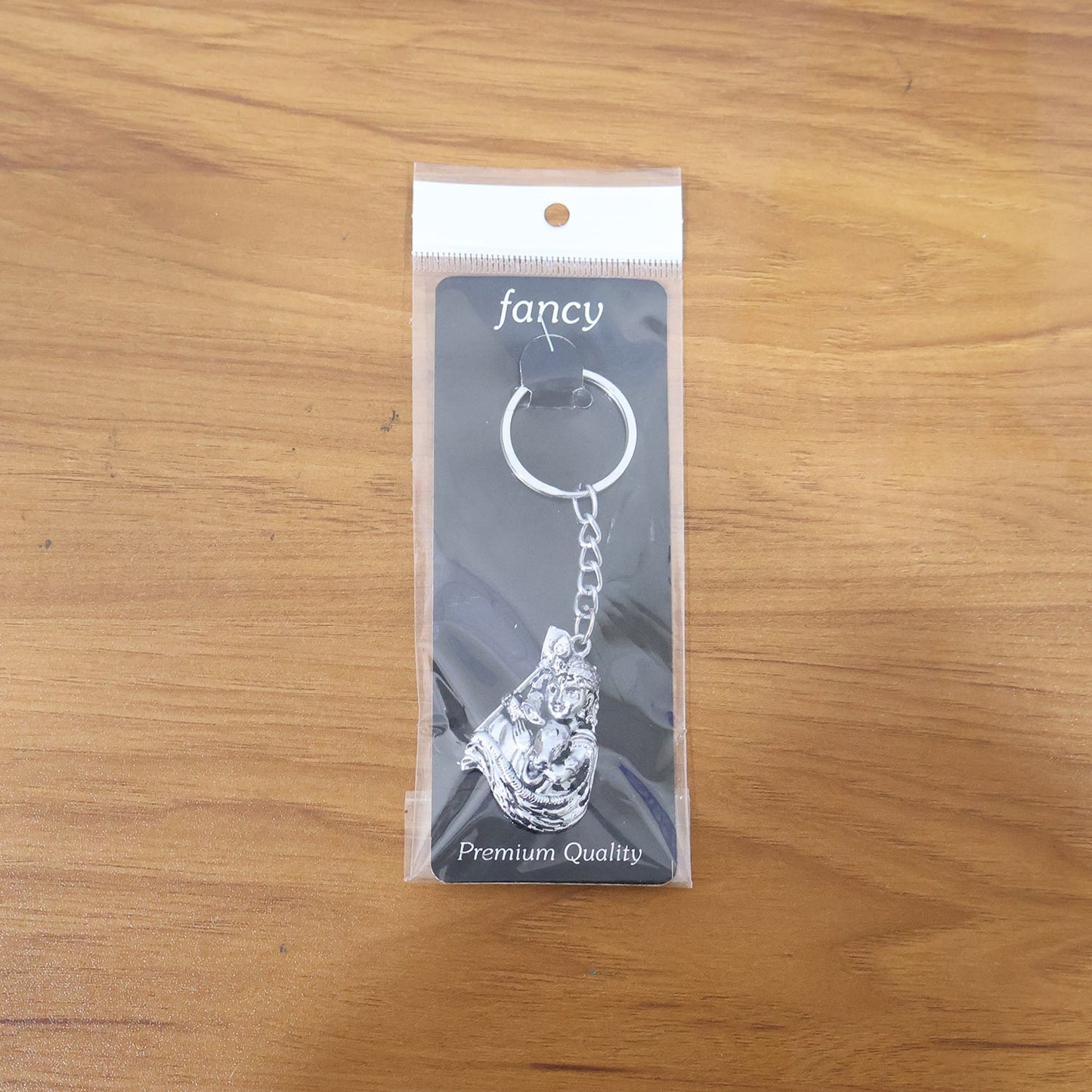 Premium Silver-Finish Metal Keychain (1 Pc) The Morsignaturekarts