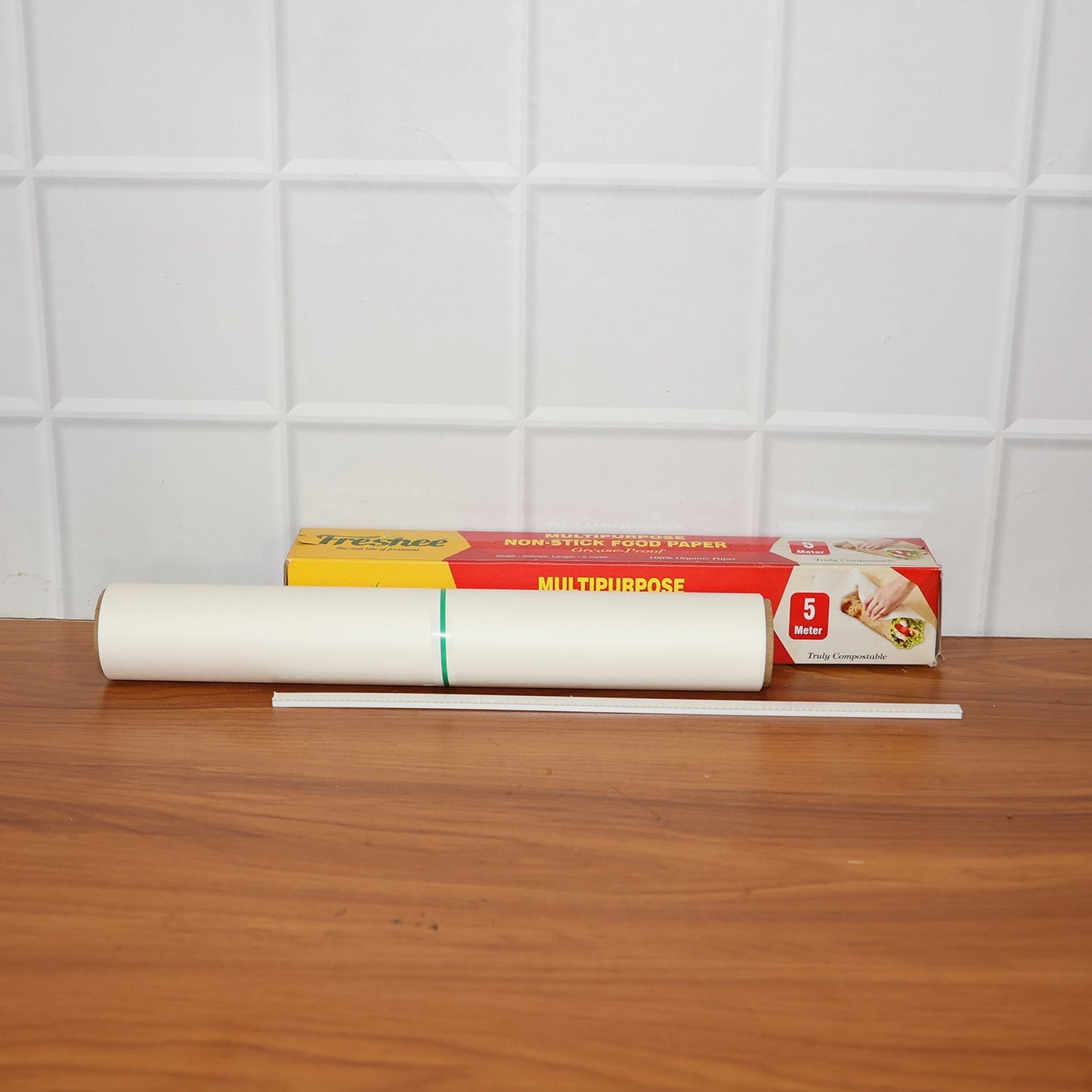 Freshee Multipurpose Grease-Proof & Non-Stick Food Paper Roll — 300 mm × 5 meter signaturekarts
