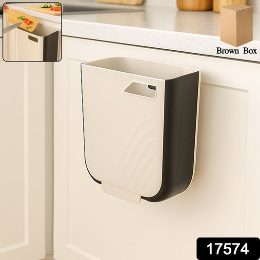 Portable Collapsible Hanging Trash Can for Kitchen & Car signaturekarts