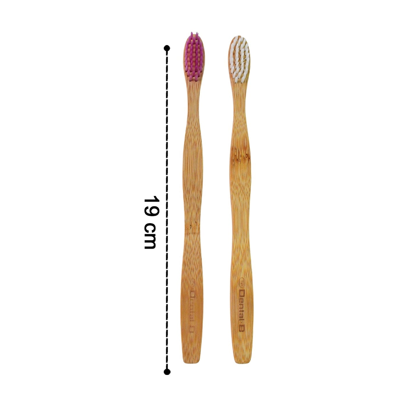 Eco-Friendly Natural Bamboo Toothbrush with Medium Bristles (2 Pc) signaturekarts