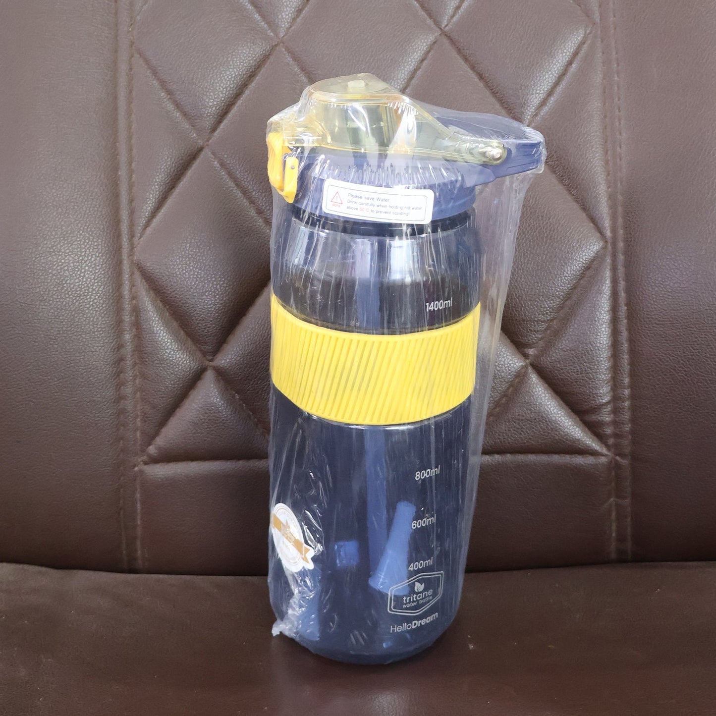 Sports Water Bottle with Flip Lock Lid 1400ml - (1 Pc) signaturekarts