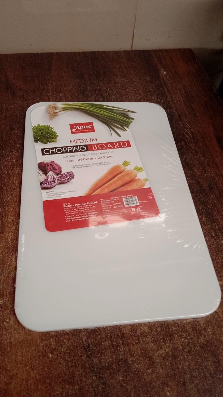 Apex Medium Plastic Chopping Board (36×23 Cm / 1 Pc) Signature kart