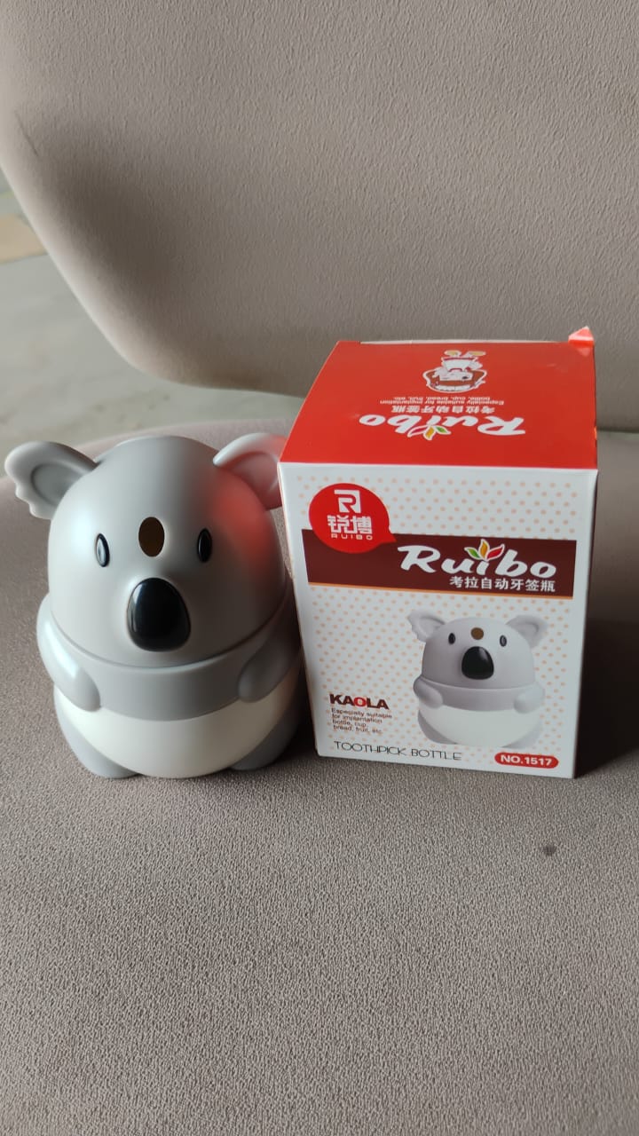 Cute Koala Shaped Toothpick Holder Dispenser (1 Pc) signaturekarts