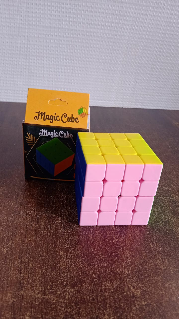 4x4 Magic Speed Cube Puzzle for Kids & Adults (1 Pc) Signature Kart