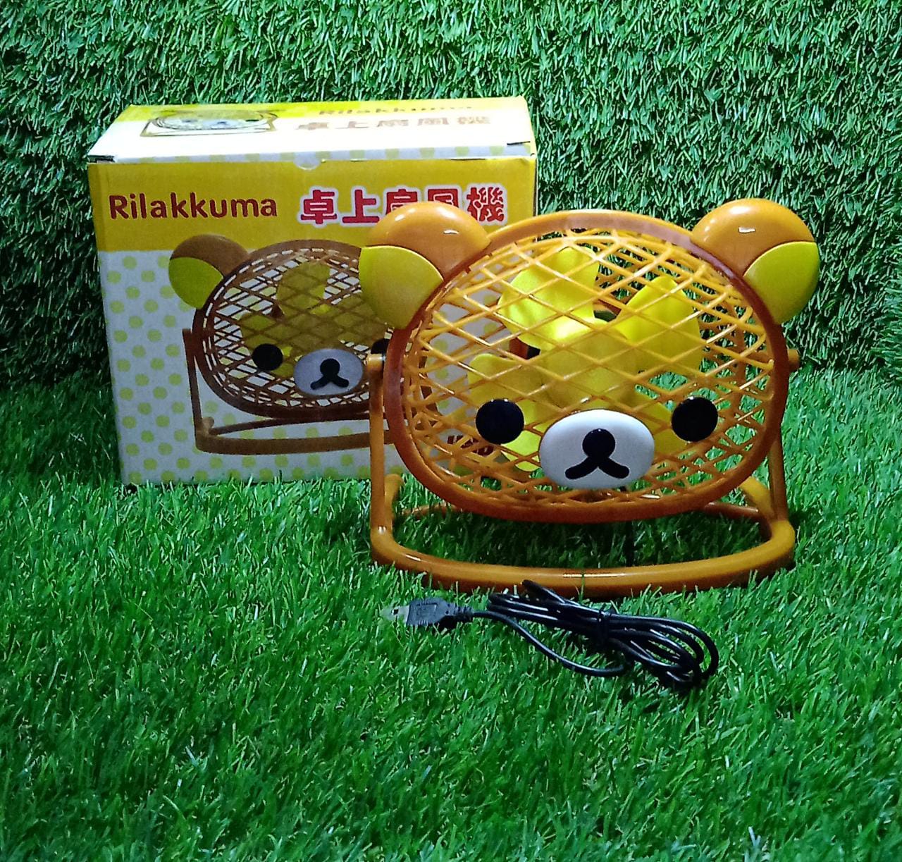 Stylish & Silent: Teddy Bear USB Fan for Any Space – Adjustable Cooling! signaturekarts