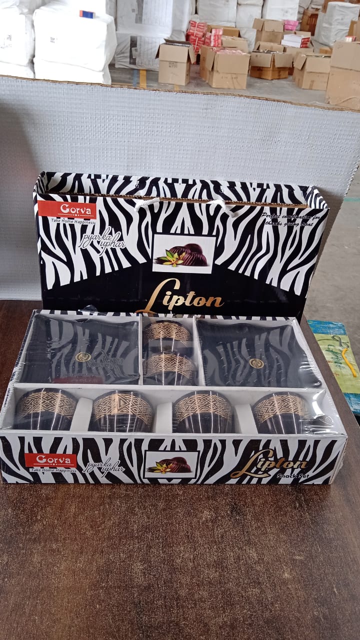 2 Bowl & 6 Glass Snake Set ( 8 Pc Set ) Signaturekarts