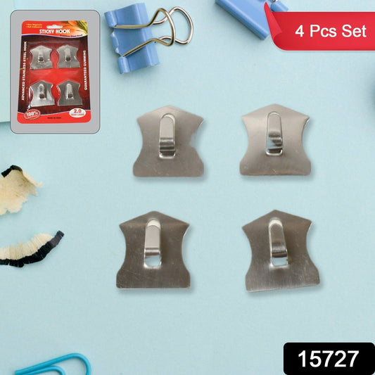 Self-Adhesive Stainless Hooks – Waterproof for Robes, Coats & Towels signaturekarts