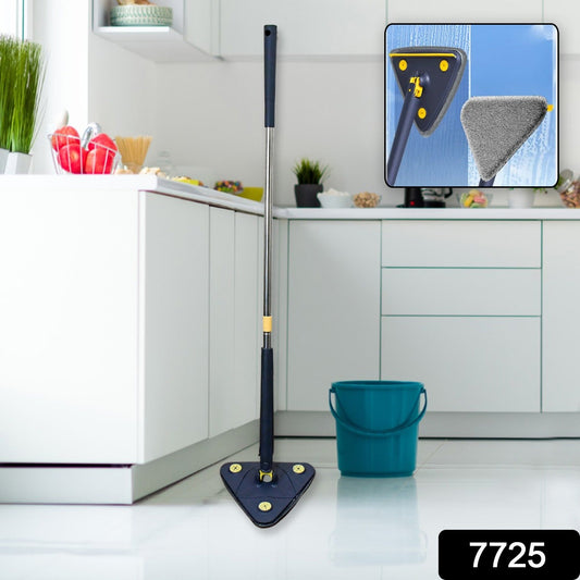 Rotatable Adjustable Triangle Cleaning Mop Triangle Mop with Long Handle(1 Pc) signaturekarts