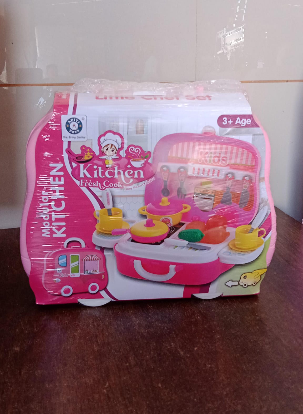 Kitchen Set for Kids Girls Pretend Play Toys Little (23 Pcs Set Approx) Signaturekarts