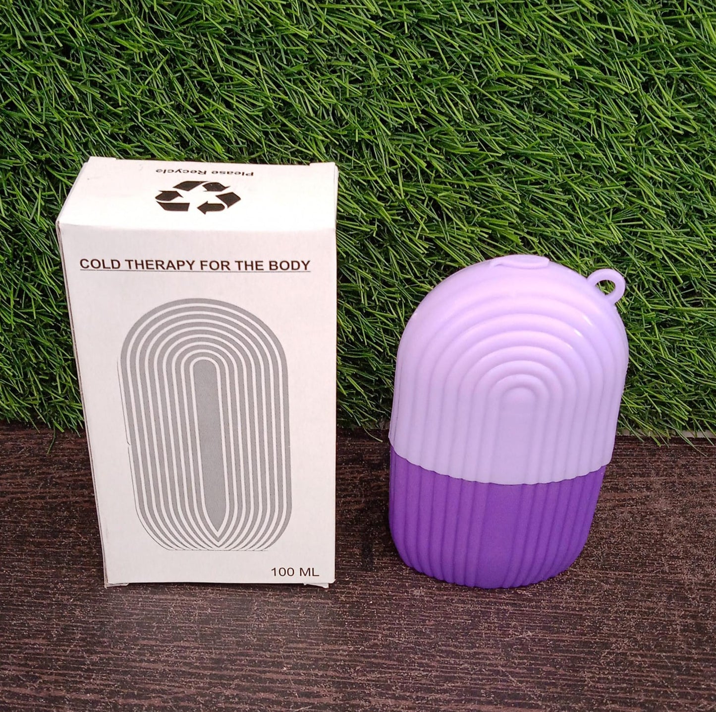 Beauty Ice Roller for Face & Eye Massage (Reusable, Purple / Without Box) signaturekarts