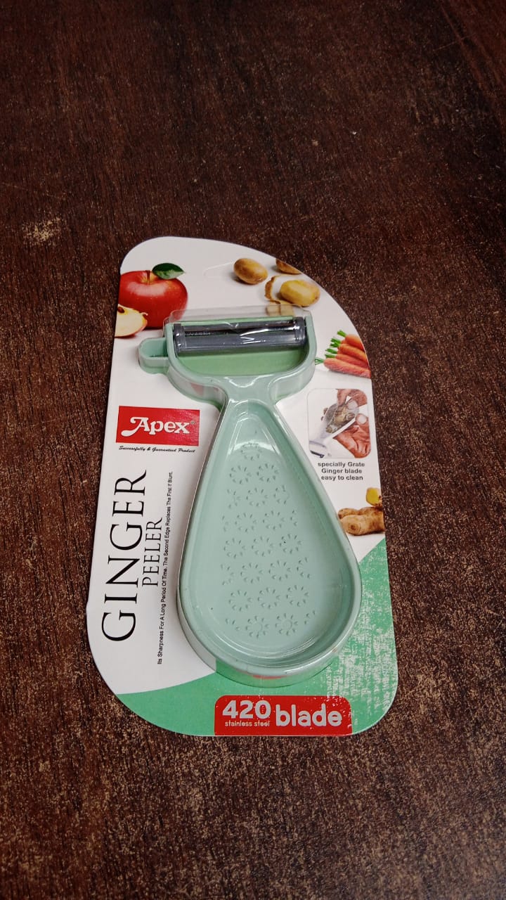 Apex Multipurpose Ginger Peeler with Stainless Steel Dual Blade Signature kart