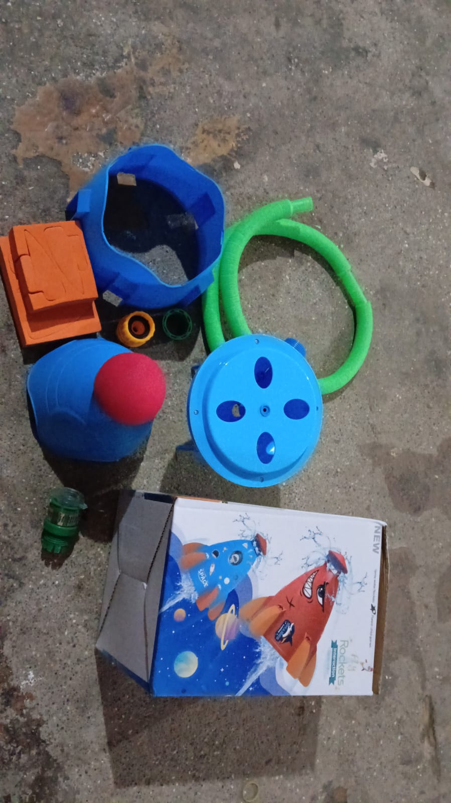Sprinkler Rocket Launcher Summer Toys for Kids (1 Set) Signaturekarts