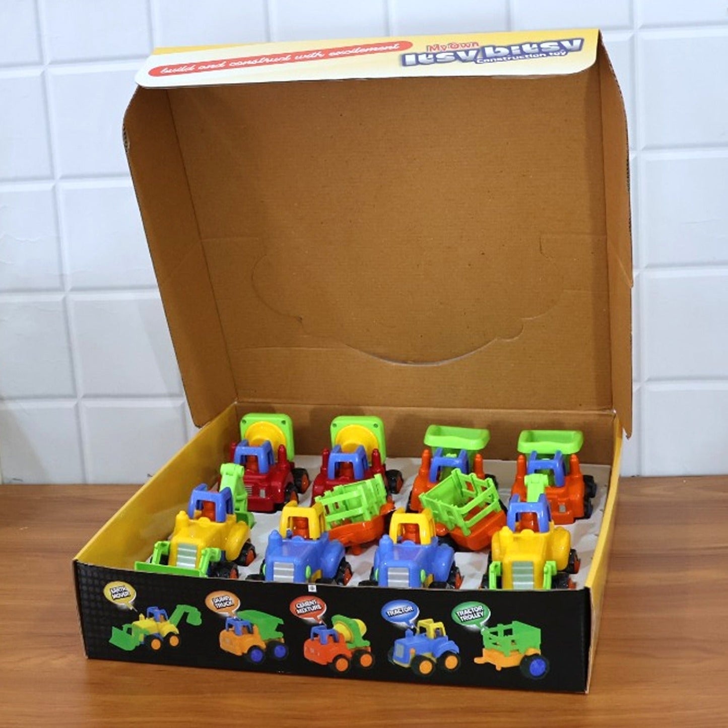Funwoods Itsy Bitsy Construction Vehicle Toy Set for Kids - (8 Pc) signaturekarts