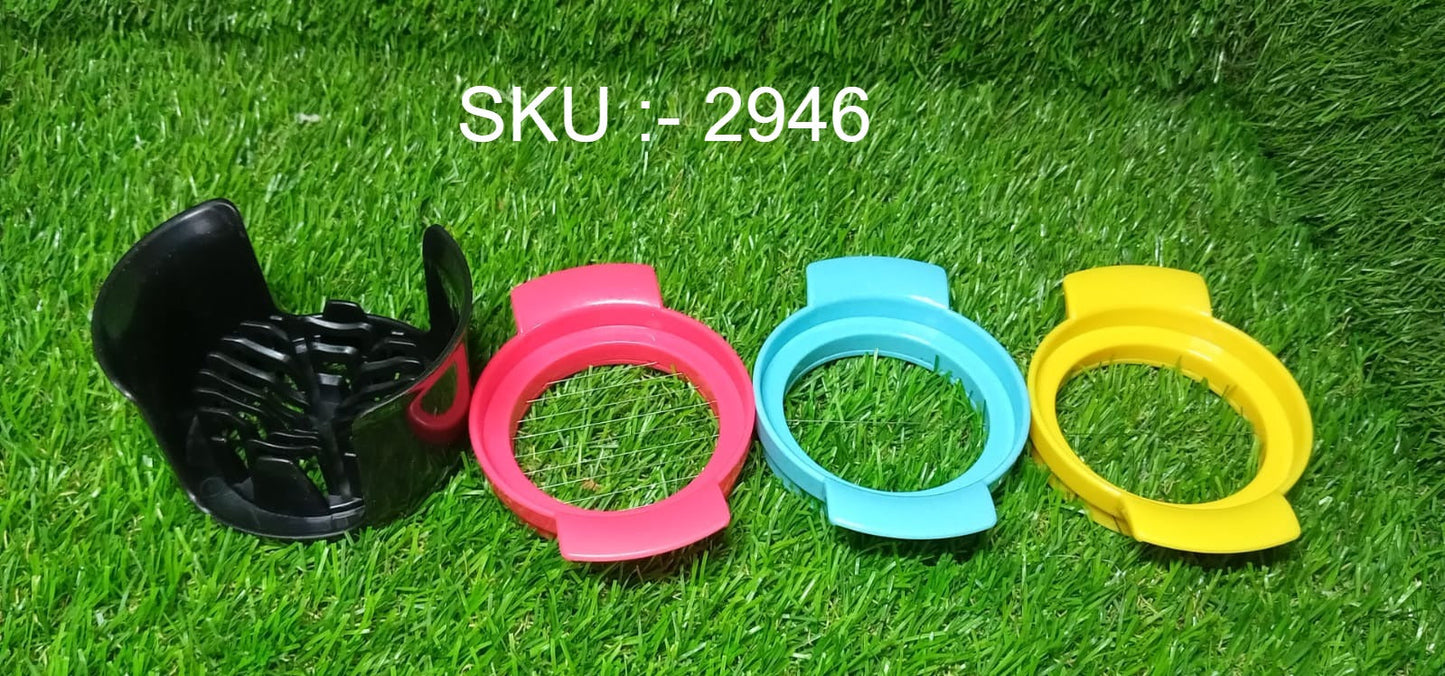 Multifunctional 3-in-1 Egg Cutter - Stainless Steel Slicing Tool with Durable Wires Signaturekarts