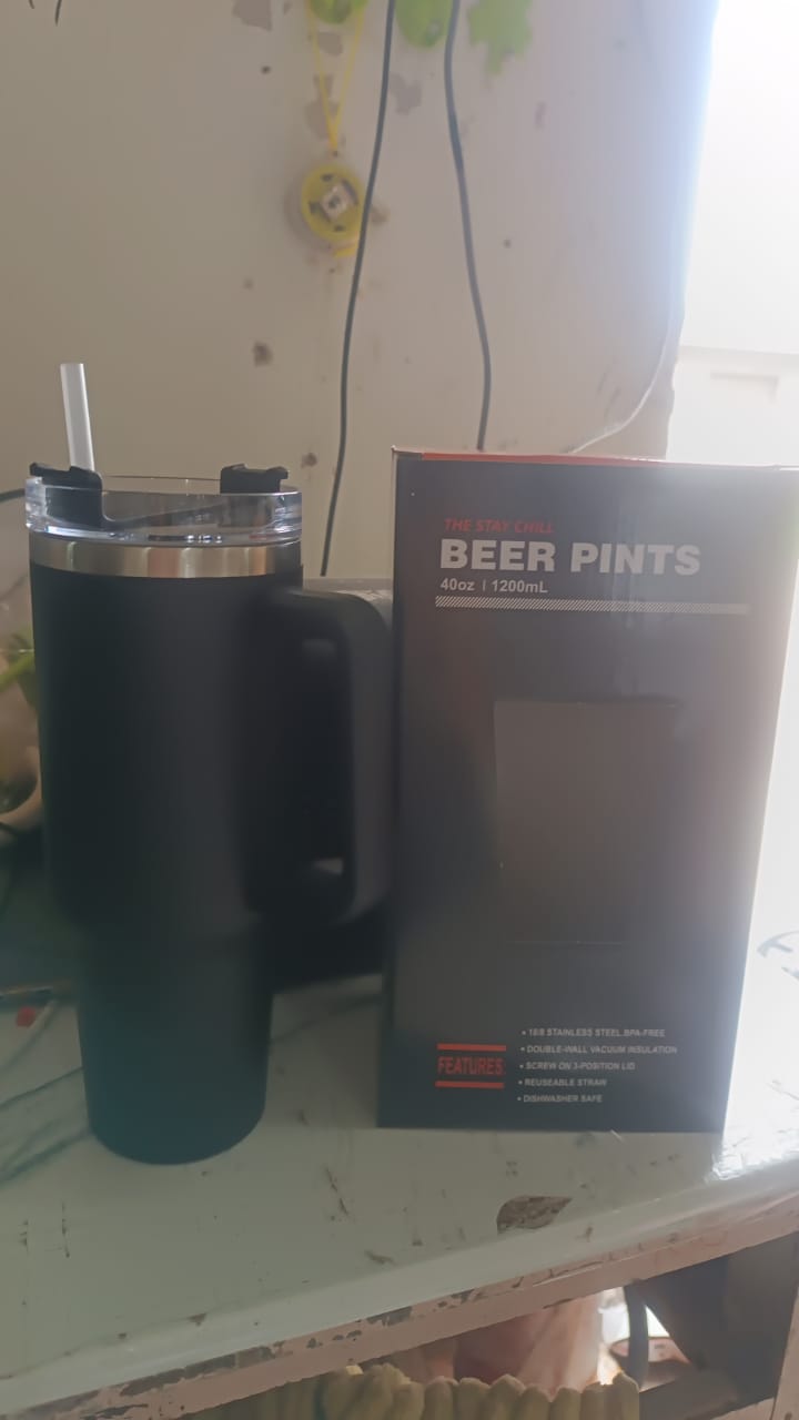 Premium 1200 ML Stainless Steel Vacuum Insulated Travel Mug (1200ML / 1 Pc)