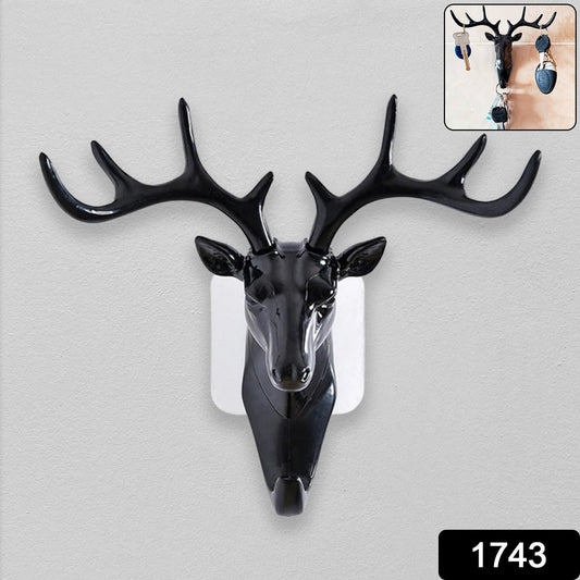 Deer Head Self Adhesive Wall Door Hook Hanger Your Brand
