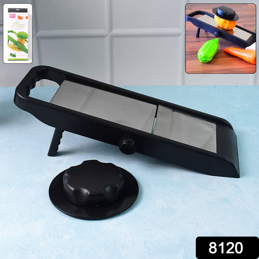 Supermom Adjustable Plastic Slicer, 1-Piece, Black / Silver Your Brand