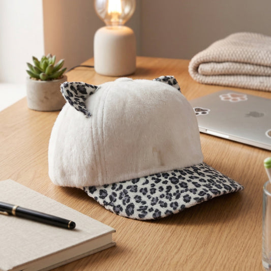 Stylish Cat Ear Designer Cap For Women Girls (1 Pc) - signaturekarts.com