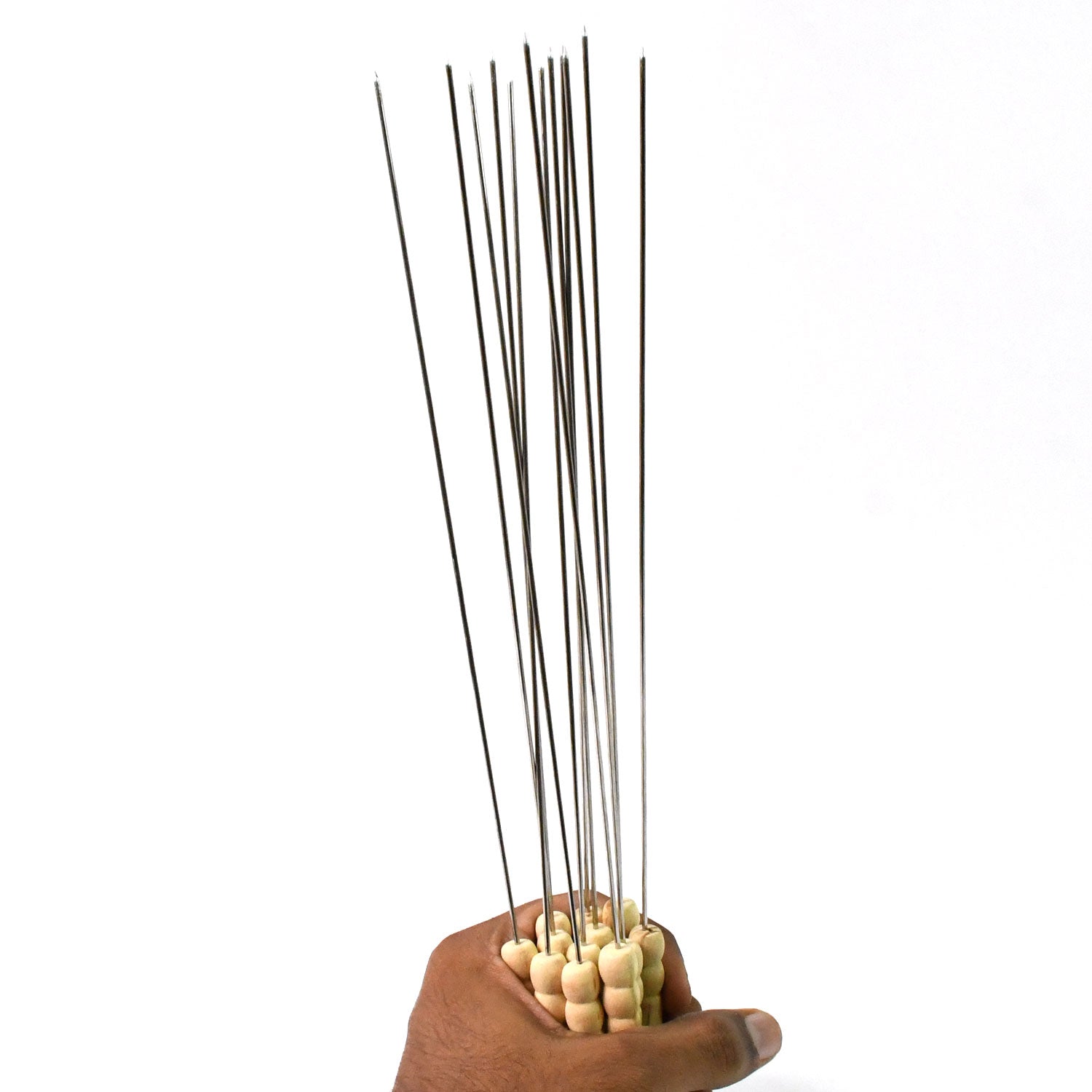 BBQ Tandoor Skewers Grill Sticks for Barbecue (Pack of 12) Signature Kart