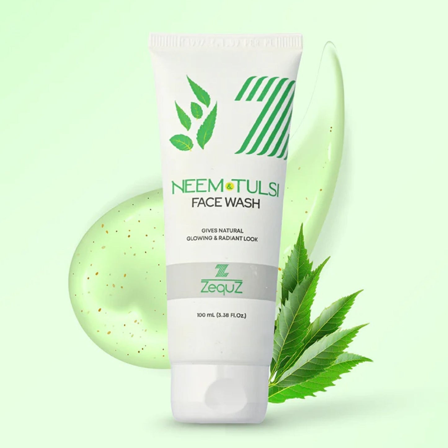 Zequz Neem & Tulsi Face Wash - (1 Pc / 100 ML) signaturekarts