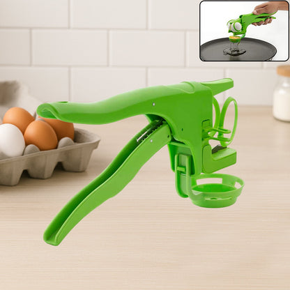 Plastic Handheld Egg Cracker with Separator Signature Kart