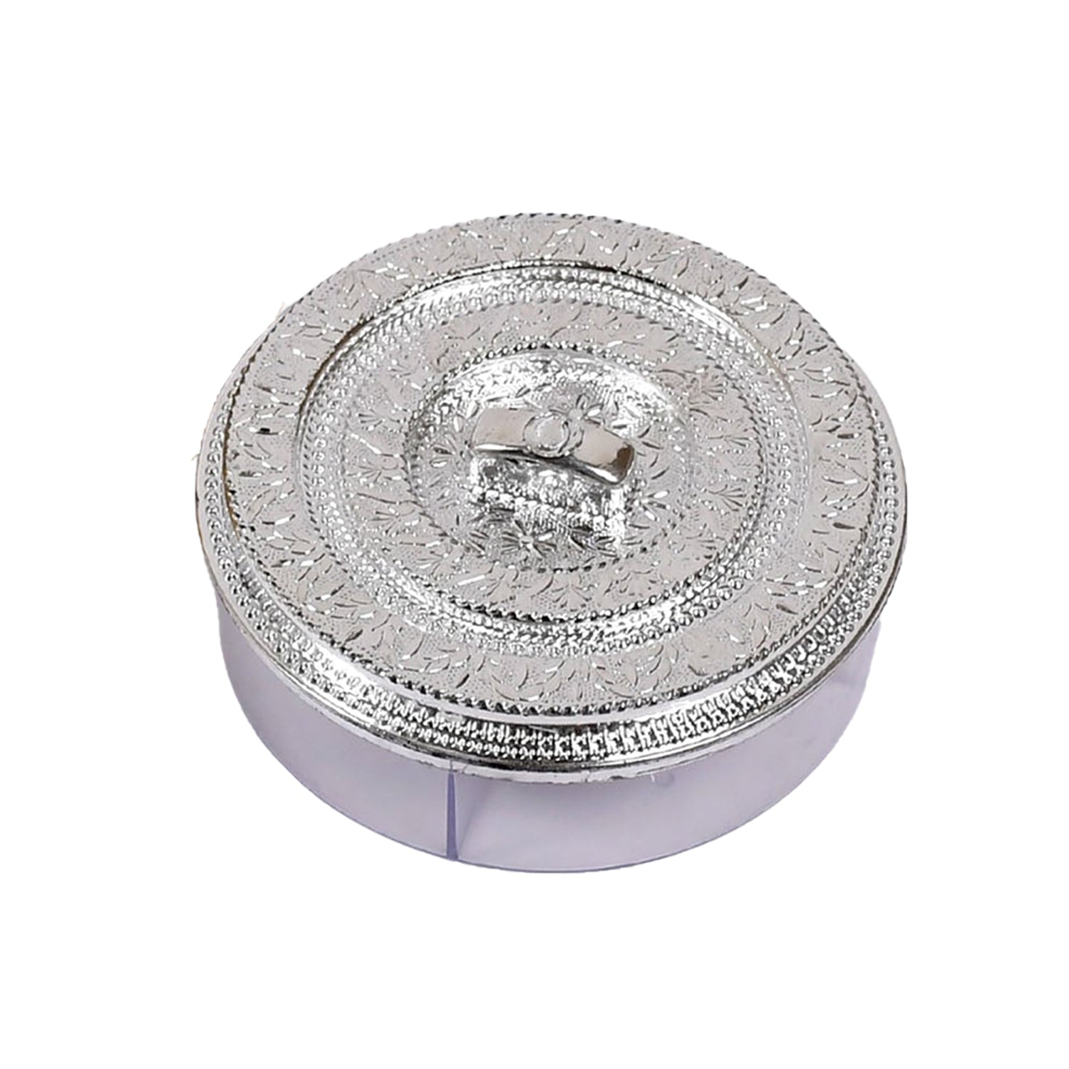 Round Smiley Multi Purpose 4 Compartment Box For Home & Kitchen Use Your Brand