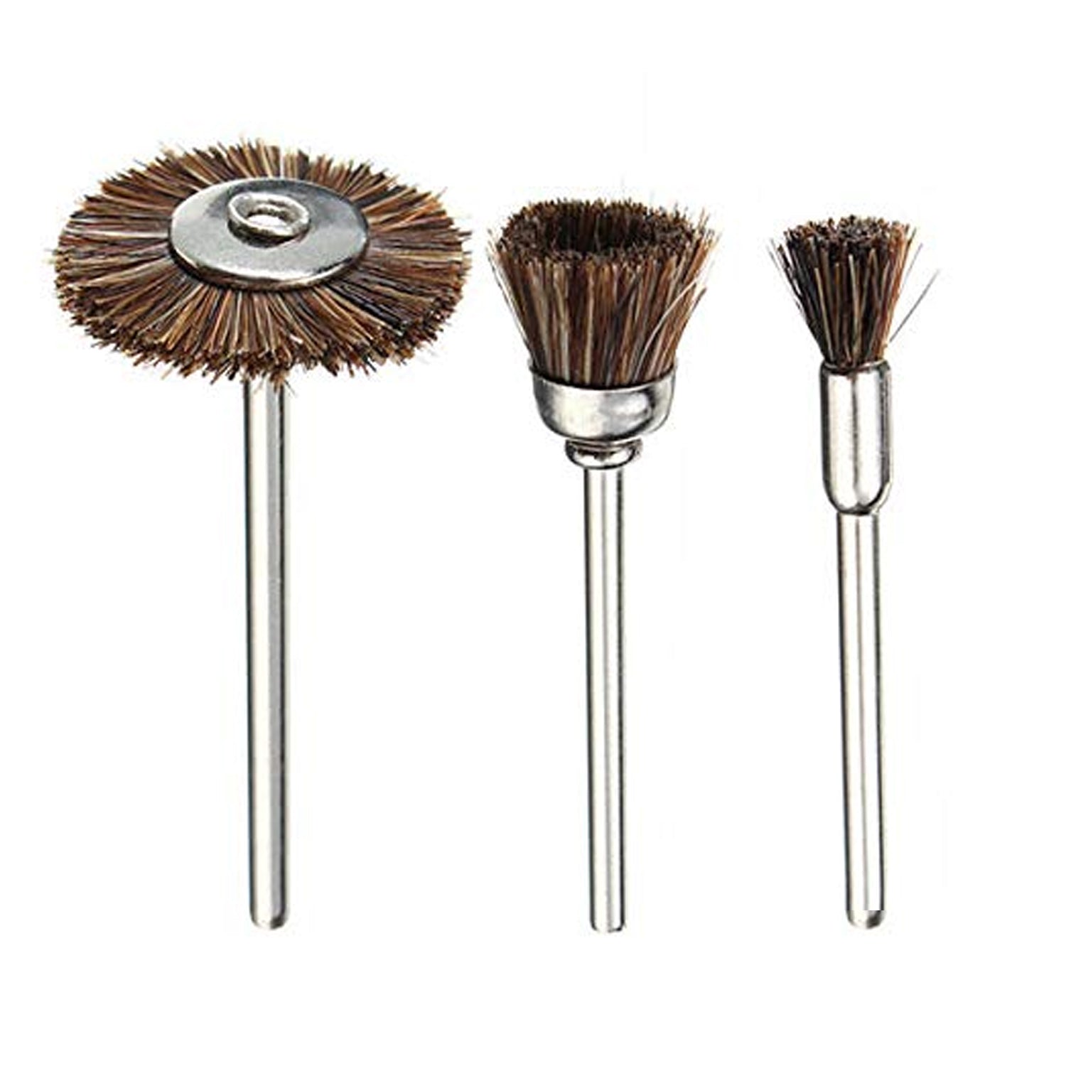 Brass Wire Wheels, 3 Pcs Brass Wire Wheels, Rust Removal Tool signaturekarts