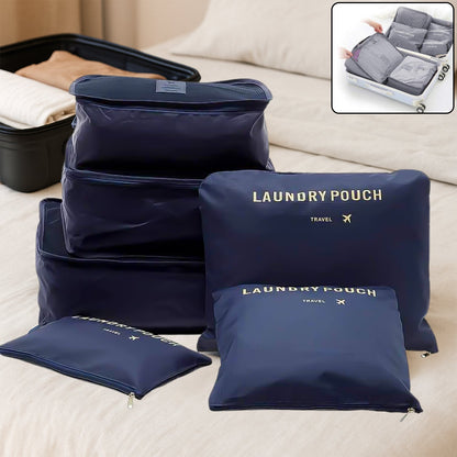 Cloth Organizer Pouch Laundry Zipper Bags (6 pcs) Signature Kart