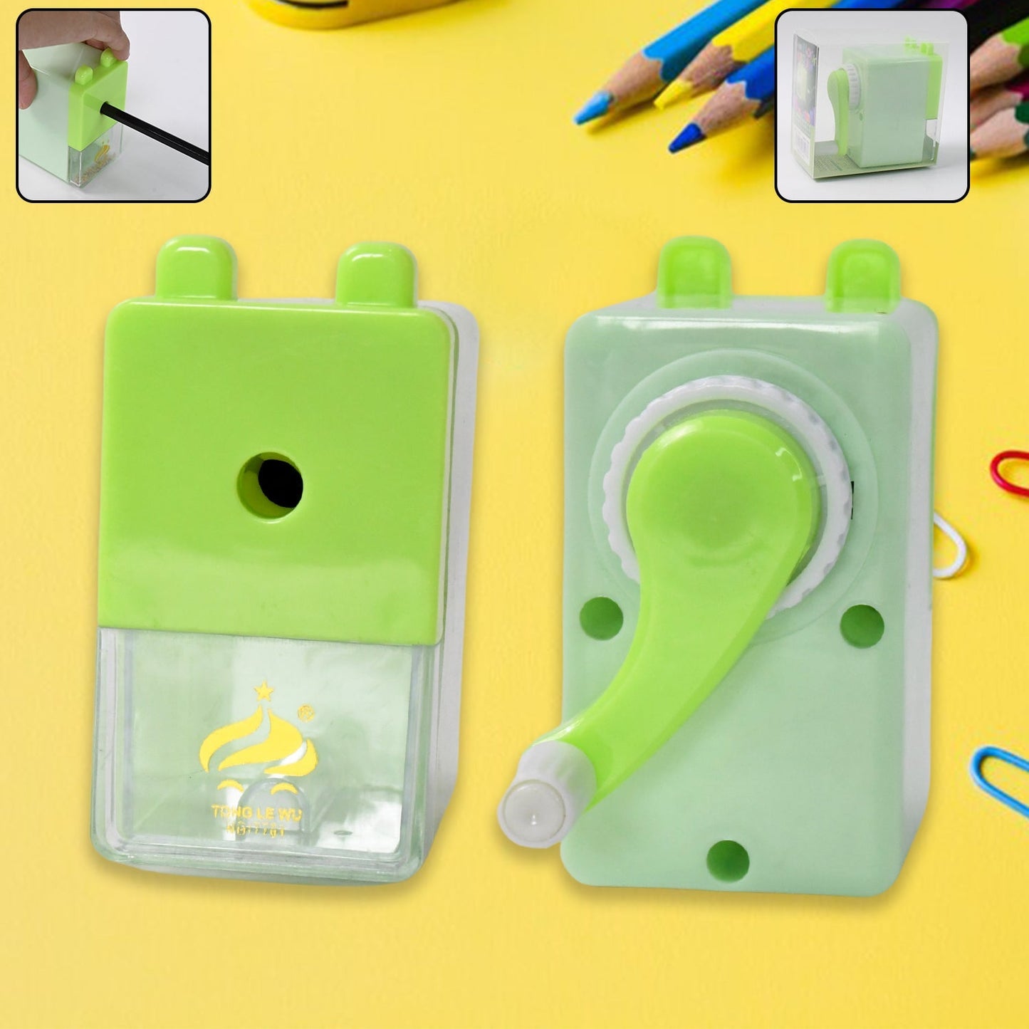 Table Sharpener-Pencil & Sharpener for Pencil Sharpener Machine (1 Pc) Signature kart