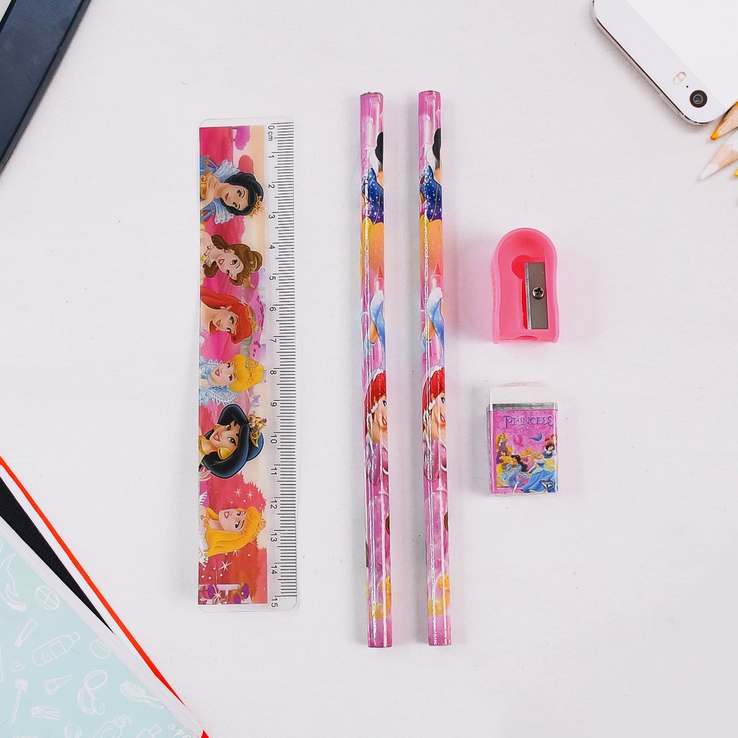 Fun & Functional! 5-in-1 Cartoon Pencil Set for School & Play (5 Pc) signaturekarts