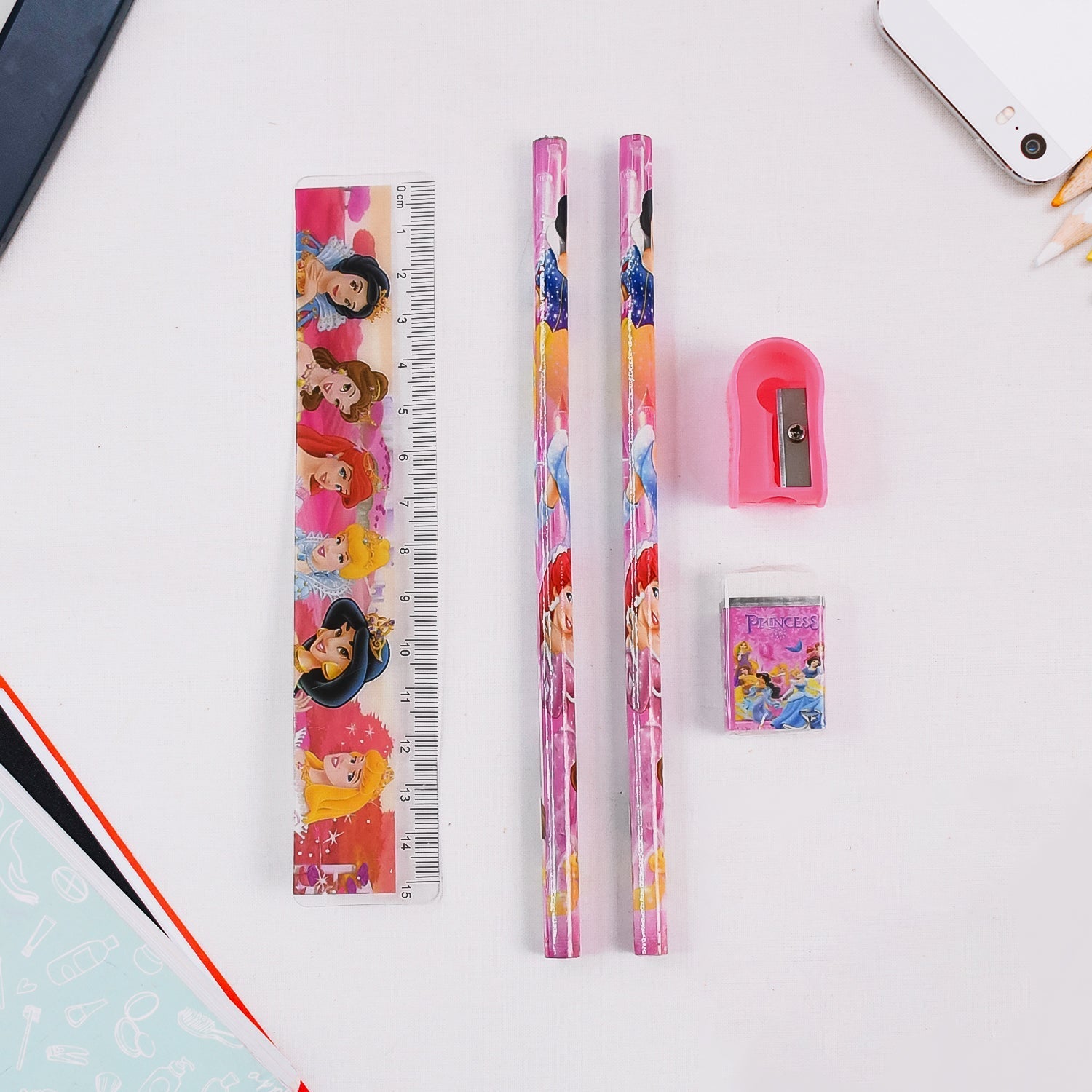 Fun & Functional! 5-in-1 Cartoon Pencil Set for School & Play (5 Pc) signaturekarts