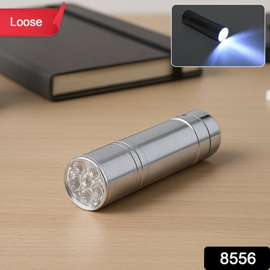 Portable Mini Torch / Flashlight LED Powerful High Lumens Pen Light Easy To Carry, Portable Pocket Compact Torch for Emergency 3 Battery operated (Battery not included / 1 pc) Signature kart