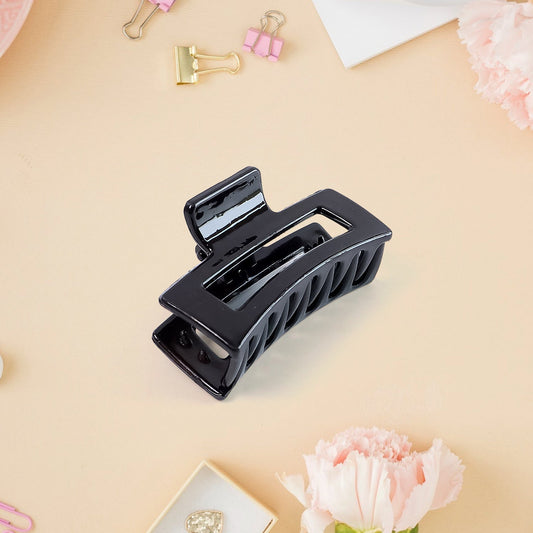 Matte Finish Rectangle Hair Claw Clip Women and Girls – Assorted Color Pack – 1 Pc Signature kart