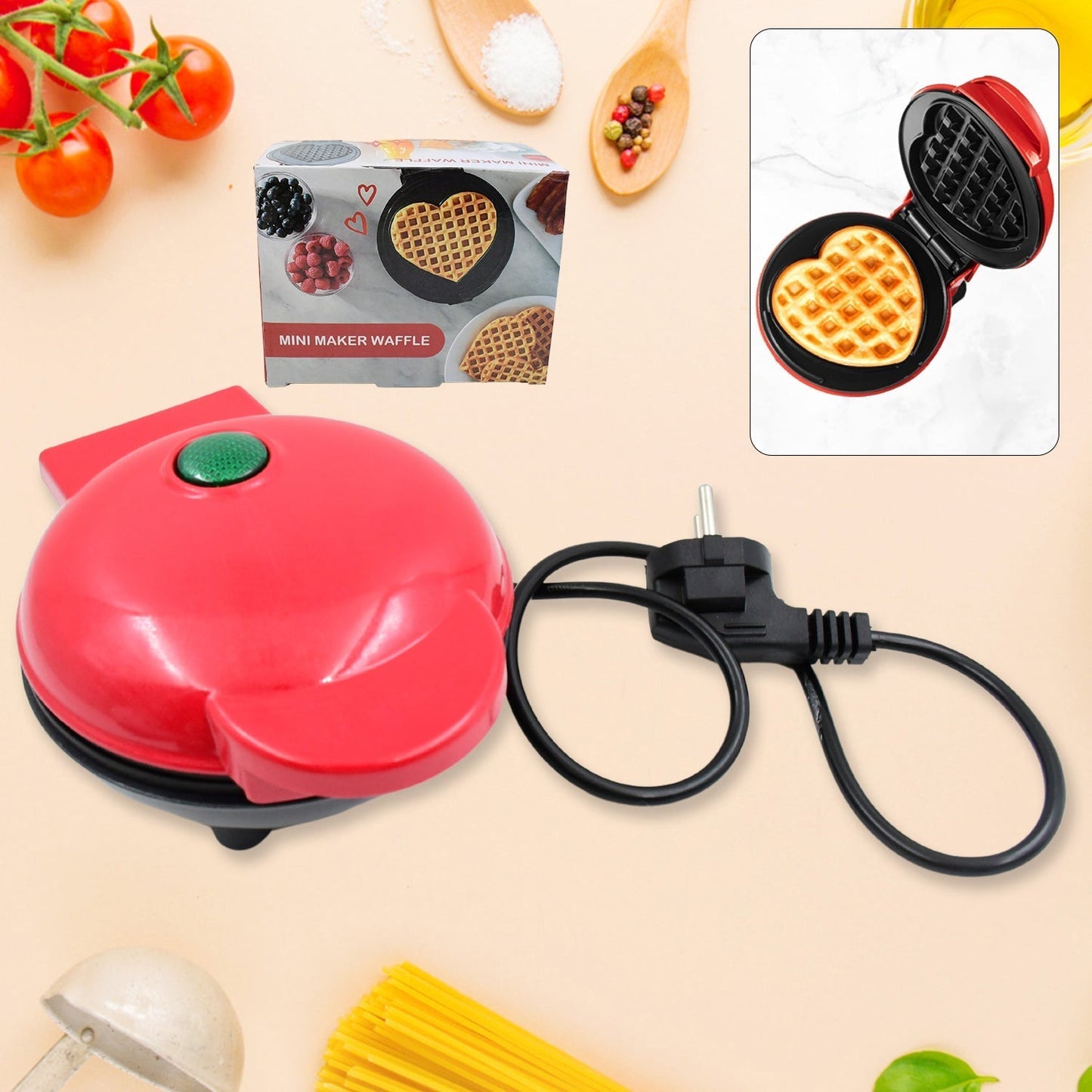 Mini Waffle Maker Machine Waffle Iron signaturekarts