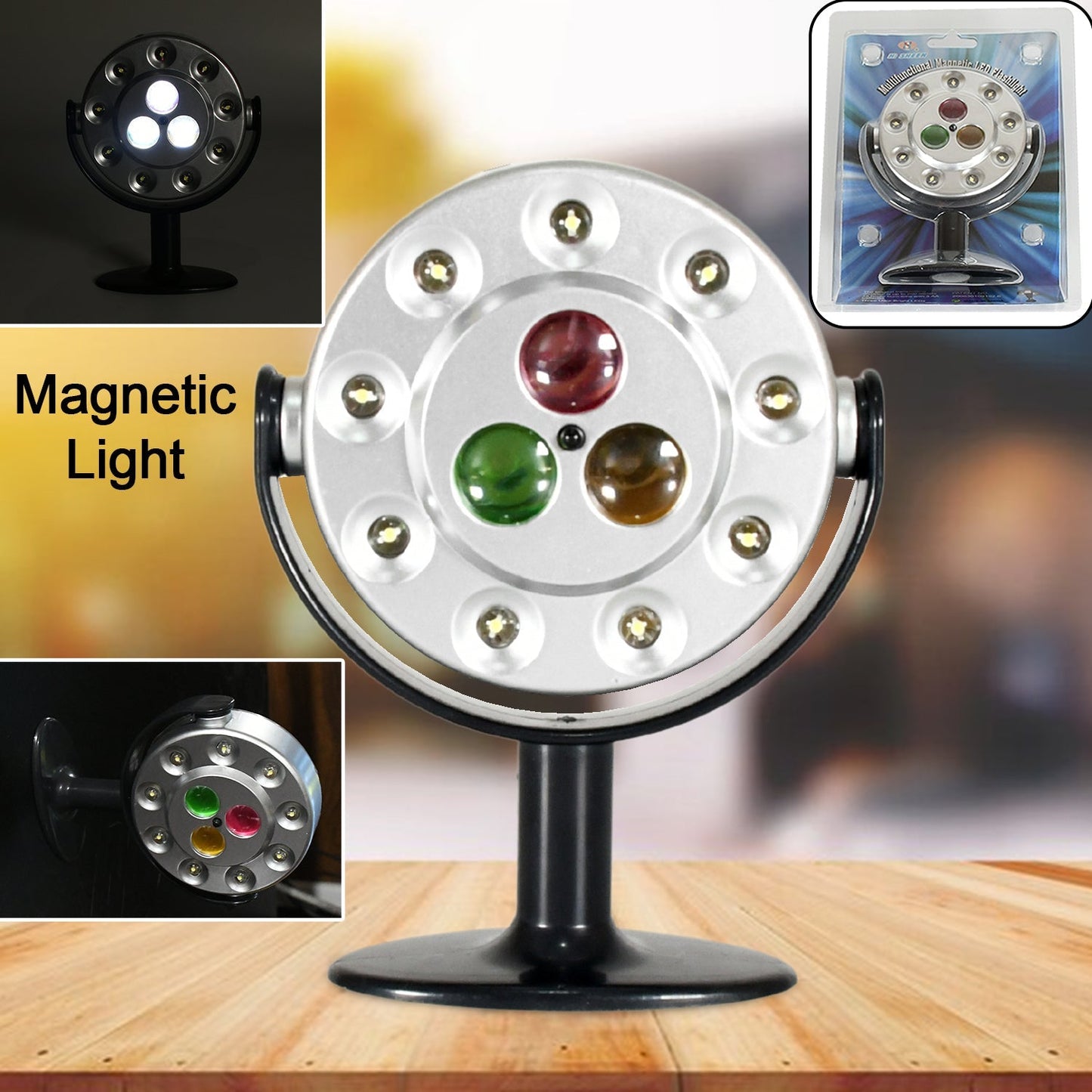 Multifunctional Magnetic LED Flashlight, High Quality waterproof light signaturekarts