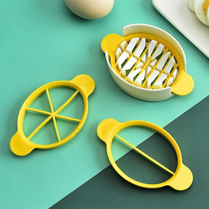 Egg Slicer, 3 in 1 Boiled Egg Slicer, Egg Slicer Restaurant Kitchen Tool (1 Pc) signaturekarts
