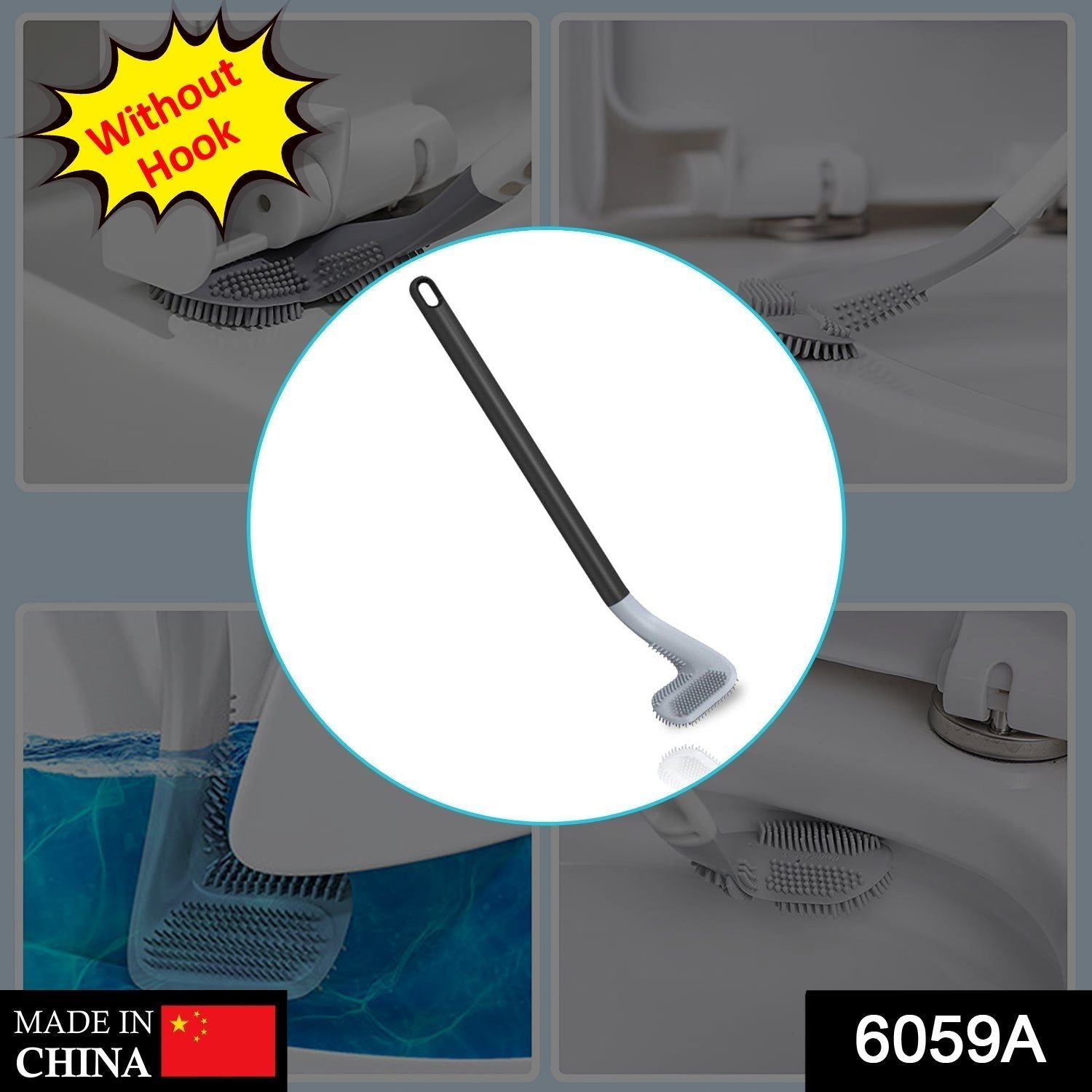 Golf Shape Toilet Cleaner Brush For Bathroom Use signaturekarts