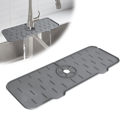 Silicone Sink Faucet Pad / Mat (1 Pc / 33x12 Cm) Signaturekarts