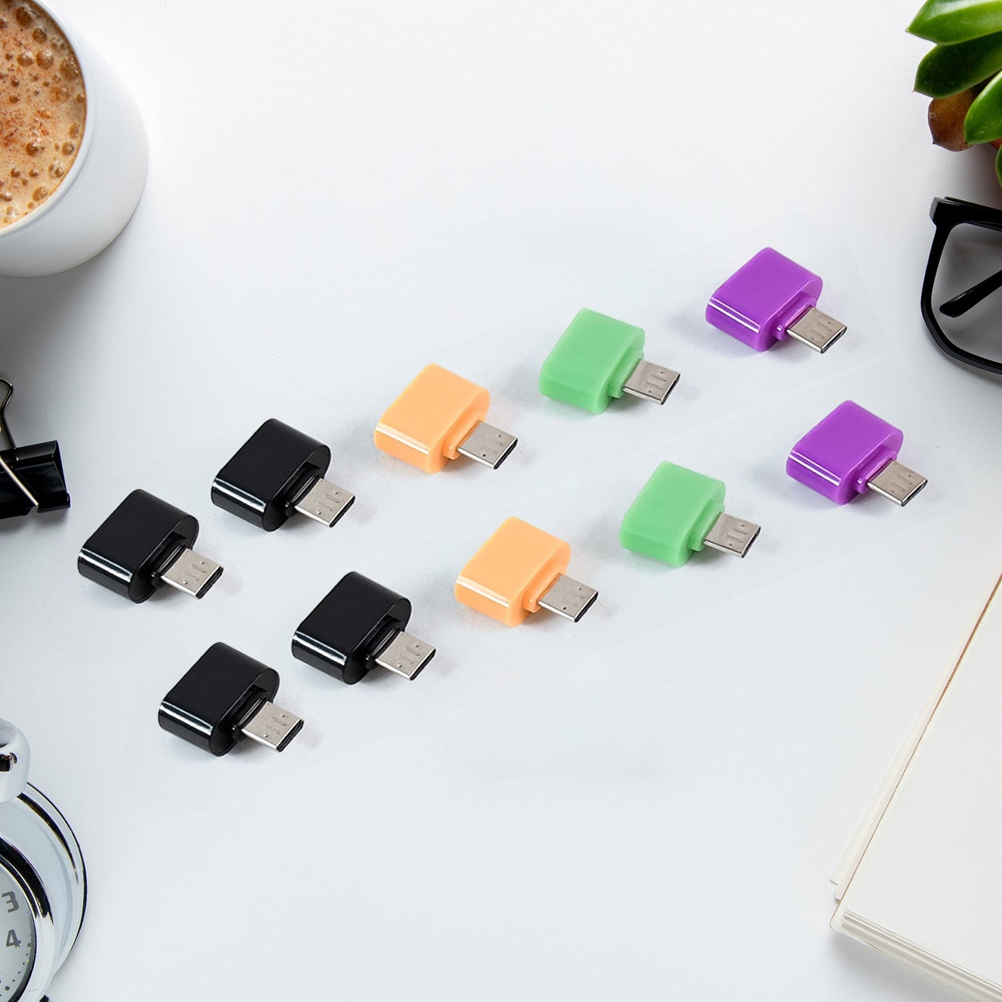 Micro USB OTG Adapter Converter (10 Pcs Set) Signature kart