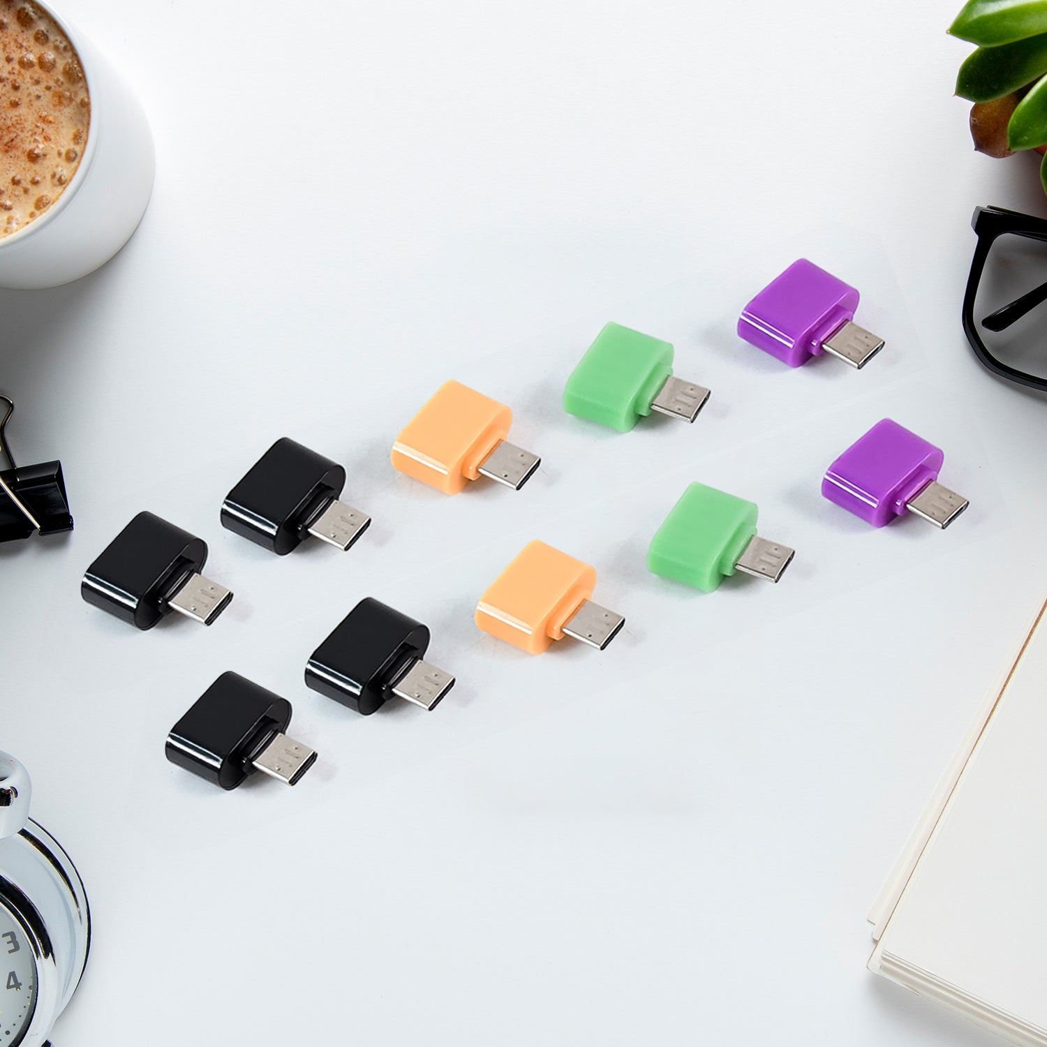 Micro USB OTG Adapter Converter (10 Pcs Set) Signature kart