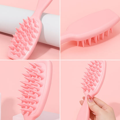 Multipurpose Silicone Scalp Massager Shampoo Brush (1 Pc) Signature Kart