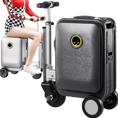 Electric Suitcase Smart Scooter – Riding Luggage with Removable Power (1 Pc) Signaturekarts