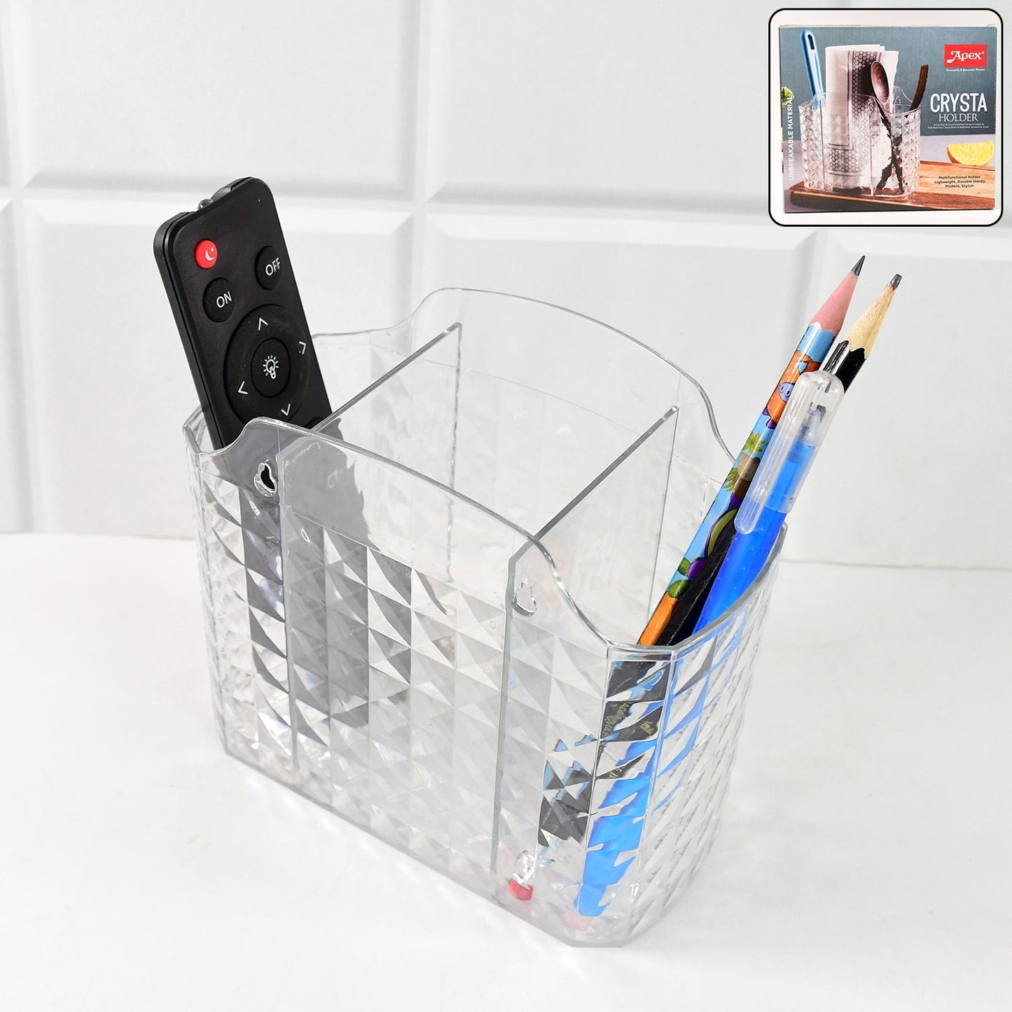 Apex Crysta Multipurpose Organizer Holder (1 Pc) Signature kart