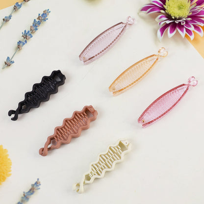 Plastic Hair Claw Clips Strong Clips (1 Pc / Mix Color), Hair accessories Signature kart