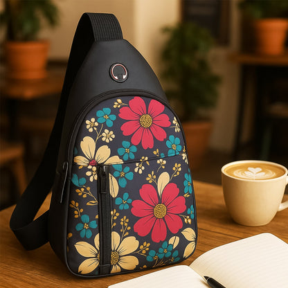 Waterproof Waist Bag – Shoulder Crossbody Bag with USB Charging Slot signaturekarts