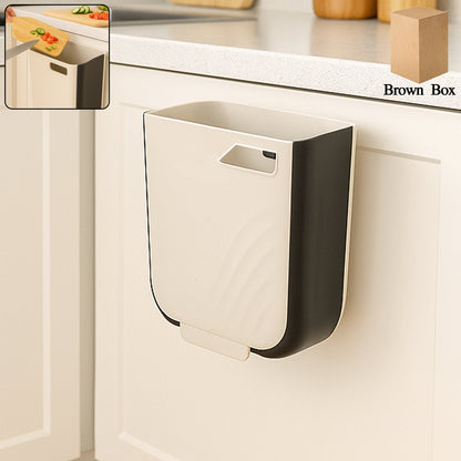 Portable Collapsible Hanging Trash Can for Kitchen & Car signaturekarts