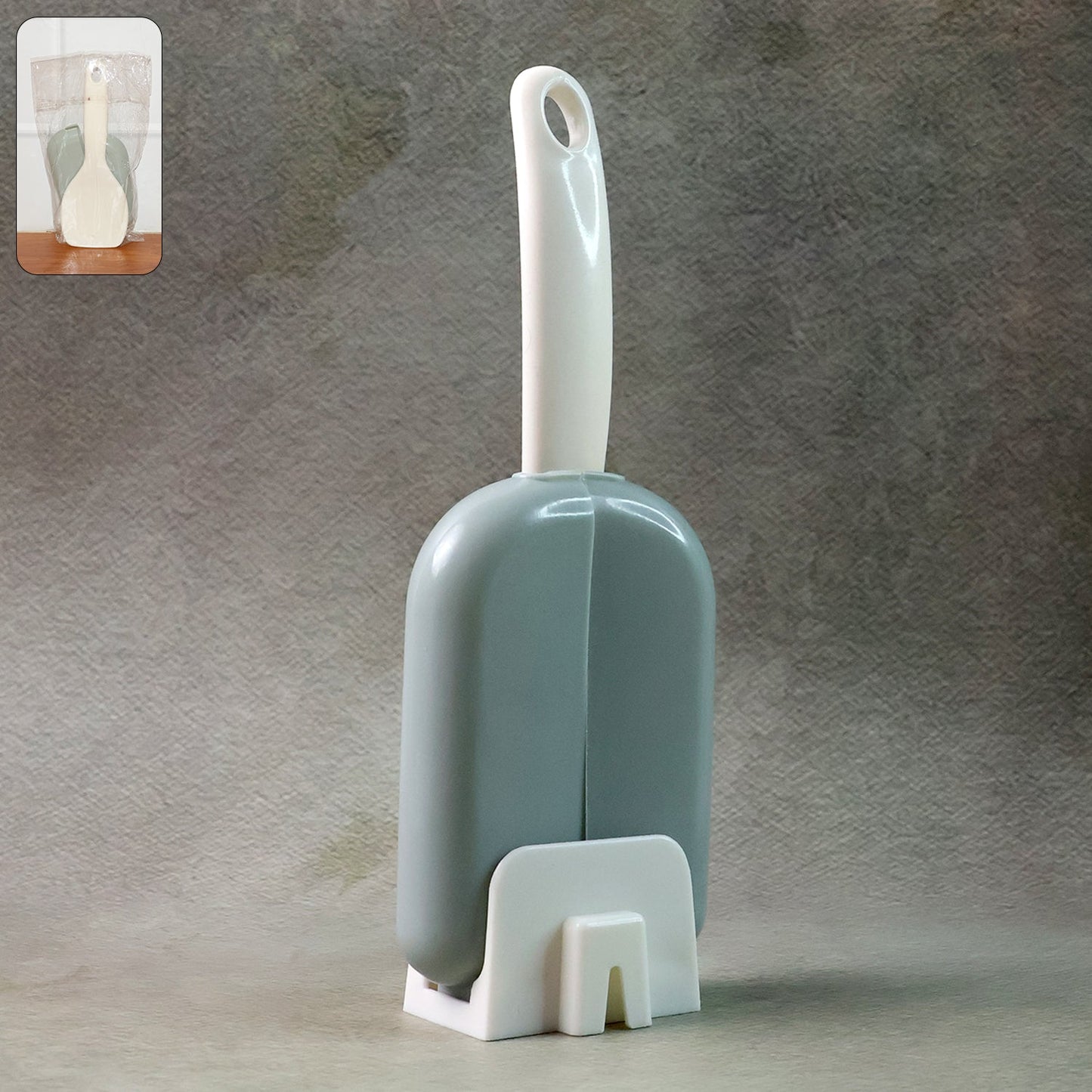 Automatic Open & Close Kitchen Rice Spoon Holder with Dust Cover signaturekarts