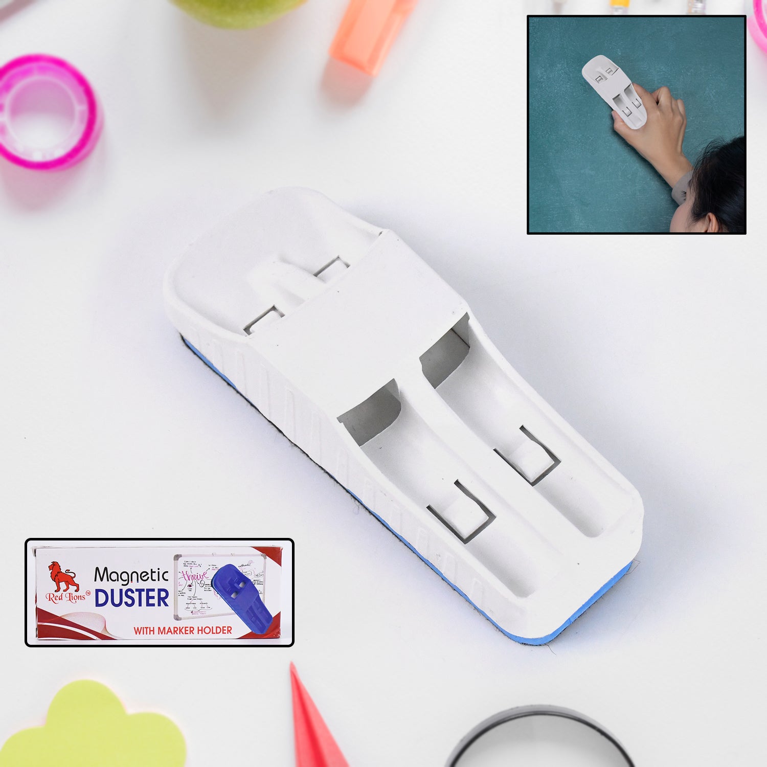 Magnetic Duster With Marker Holder (1 Pc) Your Brand