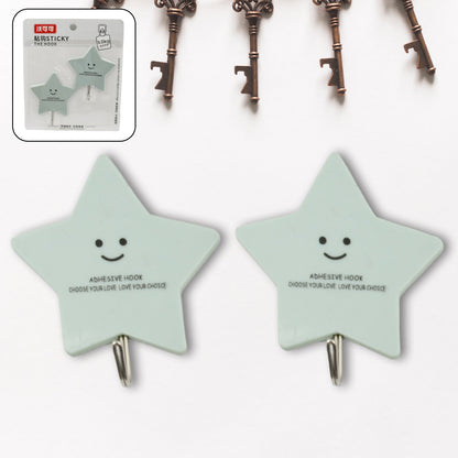 Multipurpose Strong Self-Adhesive Hooks – Heavy Plastic Wall Hooks for Home & Office signaturekarts