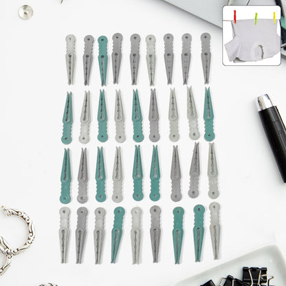36Pcs MULTIPURPOSE PLASTIC CLOTH HANGING PEGS / CLIPS - 36 PCS Signaturekarts